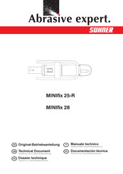SUHNER ABRASIVE MINIfix 25-R Dossier Technique