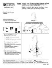 Delta TRINSIC TOUCH2O 9159TV-DST Mode D'emploi