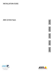 Axis Q7900 Rack Guide D'installation