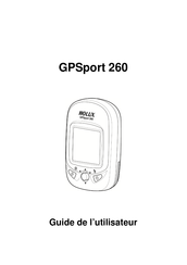 Holux GPSport 260 Guide De L'utilisateur