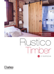 Saheco Rustico Timber SF-RUSTICO 80 Instructions De Montage