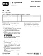 Toro HoverPro 450 Instructions De Montage