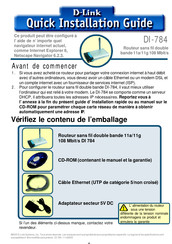 D-Link DI-784 Guide De Démarrage Rapide