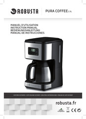 Robusta PURA COFFEE 1.5L Manuel D'utilisation