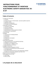 schmersal RSS 36-D-ST Instructions