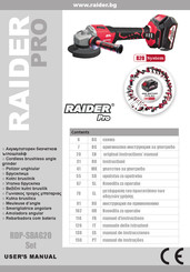 Raider PRO RDP-SBAG20 Manuel D'instructions