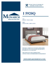 Monarch Specialties I 5920Q Instructions D'assemblage