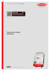 Fronius Symo Hybrid Installation