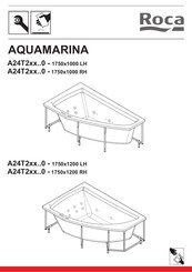 Roca AQUAMARINA A24T2 0 Serie Instructions D'utilisation