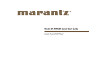 Marantz SA-KI RUBY Guide De Démarrage Rapide