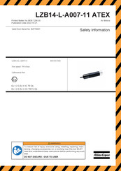 Atlas Copco B4770001 Mode D'emploi