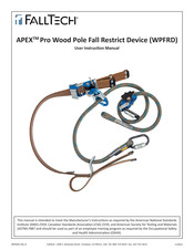Falltech APEX Pro Wood Pole Fall Restrict Device Manuel D'instructions