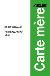 Asus PRIME Q270M-C/CSM Mode D'emploi
