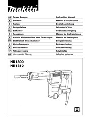 Makita HK1800 Manuel D'instructions
