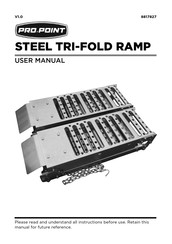 PRO-POINT STEEL TRI-FOLD RAMP Mode D'emploi