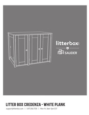 Sauder Litter Box Credenza Mode D'emploi