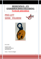 Pro-Lift PKU0EM Serie Mode D'emploi