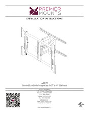 Premier Mounts AM175 Mode D'emploi