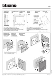 Bticino 344682 Mode D'emploi