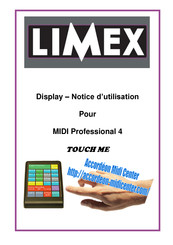 limex MIDI Professional 4 Notice D'utilisation