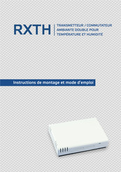 Sentera Controls RXTHF Instructions De Montage Et Mode D'emploi