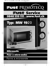 FUST Primotecq MW 1920 Mode D'emploi