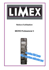 limex MICRO Professional 4 Notice D'utilisation