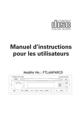 Fleetrite FTLAMFMRCD Manuel D'instructions
