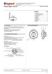 Legrand Dual Tech 0 488 22 Guide Rapide