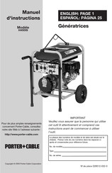 Porter Cable H450IS Manuel D'instructions