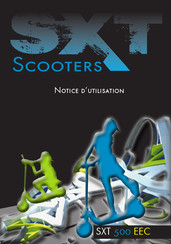 SXT Scooters SXT 500 EEC Notice D'utilisation