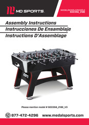 MD SPORTS SOC056 218E Instructions D'assemblage