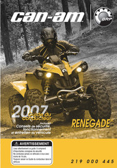 BRP can-am renegade 2007 Guide Du Conducteur