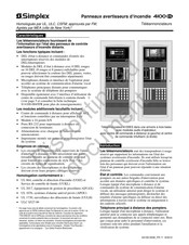 Simplex 4100ES Fiche Technique