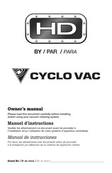 Cyclo Vac HD PARA Manuel D'instructions