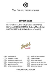 Berkel FUTURA Gravita BSFGL Manuel D'instructions