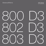 Bowers & Wilkins 803 D3 Manuel D'instructions