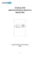 AUDIOFILS ET120 Guide D'installation Et D'utilisation