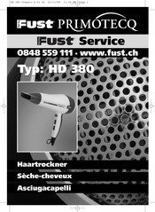 FUST Primotecq HD 380 Mode D'emploi