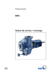 KSB RPH Serie Notice De Service / Montage