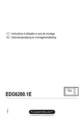 Kuppersbusch EDG6200.1E Instructions D'utilisation Et Avis De Montage