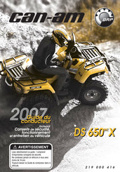 BRP can-am DS 650 X 2007 Guide Du Conducteur