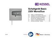 Kessel Basic 230V Mono Instructions De Pose Et D'utilisation