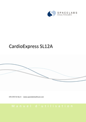 Spacelabs Healthcare CardioExpress SL12A Manuel D'utilisation