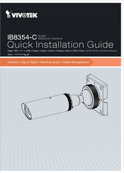 Vivotek IB8354-C Guide D'installation Rapide