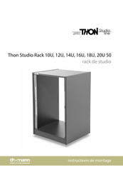 thomann Thon Studio Rack 20U 50 Instructions De Montage