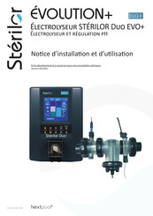 NEXT pool STERILOR Duo EVO+ Notice D'installation Et D'utilisation