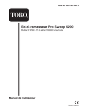 Toro Pro Sweep 5200 Manuel De L'utilisateur