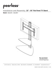 PEERLESS SGLS01 Installation Et Assemblage