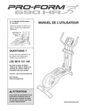 Pro-Form PFEVEL4986.0 Manuel De L'utilisateur